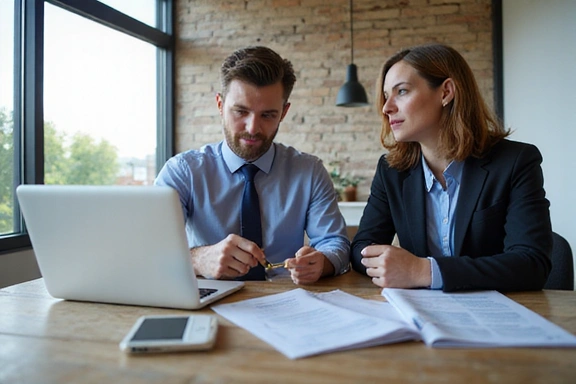 Individual discussing personal tax planning with a financial advisor